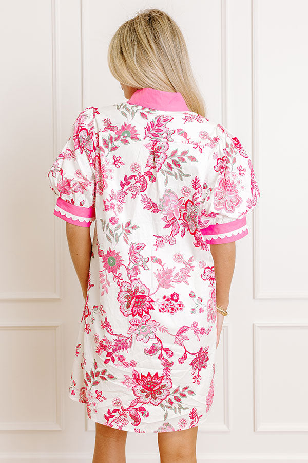 Sunday Chic Floral Mini Dress in Pink – Impressions Online Boutique