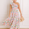 Glowing Smile Floral Midi Dress Image 1
