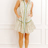 Wildflower Daydream Button Down Mini Dress in Cream Image 4