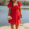 Patio Vibes Eyelet Mini Dress Curves Image 1