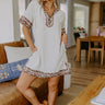 Aruba Bliss Linen-Blend Mini Dress Image 1