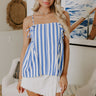 Sweet Serendipity Stripe Top in Blue Image 1