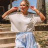 Picnic Chic High Waist Gingham Shorts Image 1