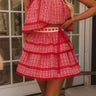 Lakefront Party High Waist Gingham Skort Image 2