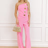 Social Club Jumpsuit in Pink Image 1