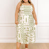 Sweet Smile Smocked Midi Dress Curves Image 1