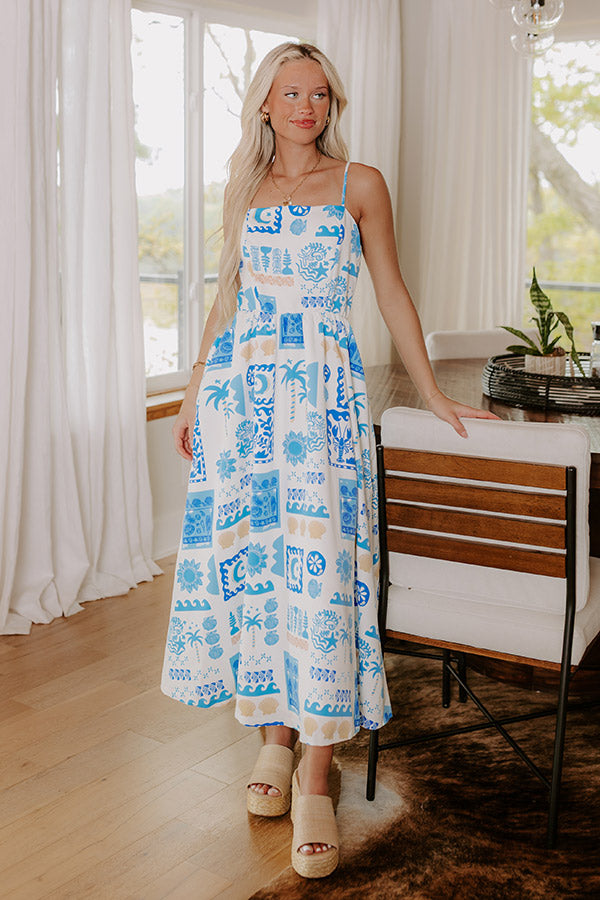 Coastal Daydream Midi Dress – Impressions Online Boutique