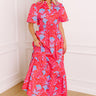 Brunch Babe Floral Maxi Dress in Red Image 1