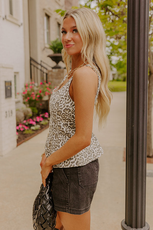 The Lavender Leopard Top main image 1