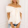 Caught Your Attention Off Shoulder Top Image 1