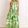 Vacay Vibes Floral Linen-Blend Maxi Dress Image 1