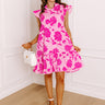 Vineyard Petals Floral Mini Dress Image 1