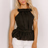Wine Mixer Peplum Top Image 1
