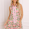 Garden Happiness Floral Mini Dress in Pink Image 1