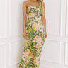 Golden Hour Garden Linen-Blend Midi Dress Image 1