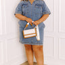 Weekend Vibes Denim Mini Dress Curves Image 1
