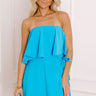 Flirty Feels Romper in Ocean Blue Image 1