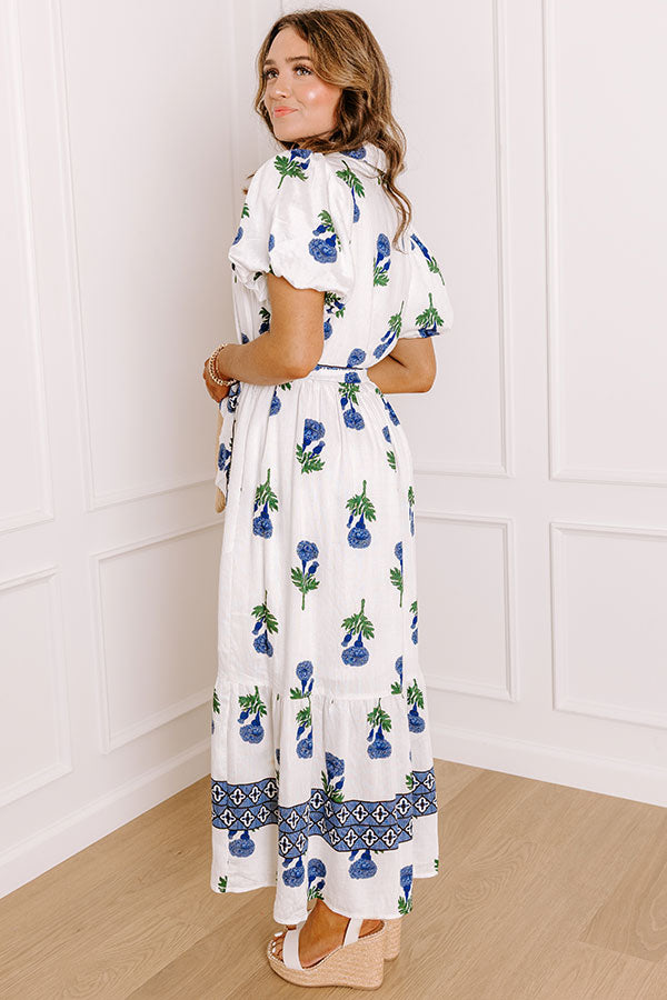 Carnation Kisses Floral Midi Dress Image 3