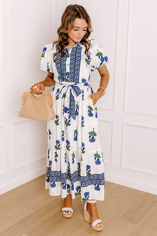 Carnation Kisses Floral Midi Dress Image 5