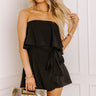 Flirty Feels Romper in Black Image 1