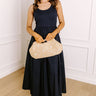 Courtyard Charm Midi Dress in Navy Image 1
