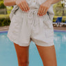 Coastal Living High Waist Chambray Shorts Image 1