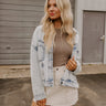 Classic Charm Denim Jacket in Light Wash Image - 1