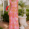 Margaritas Sipping High Waist Floral Maxi Skirt Image 1