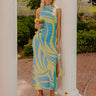 Zanzibar Dream Satin Maxi Dress Image 1
