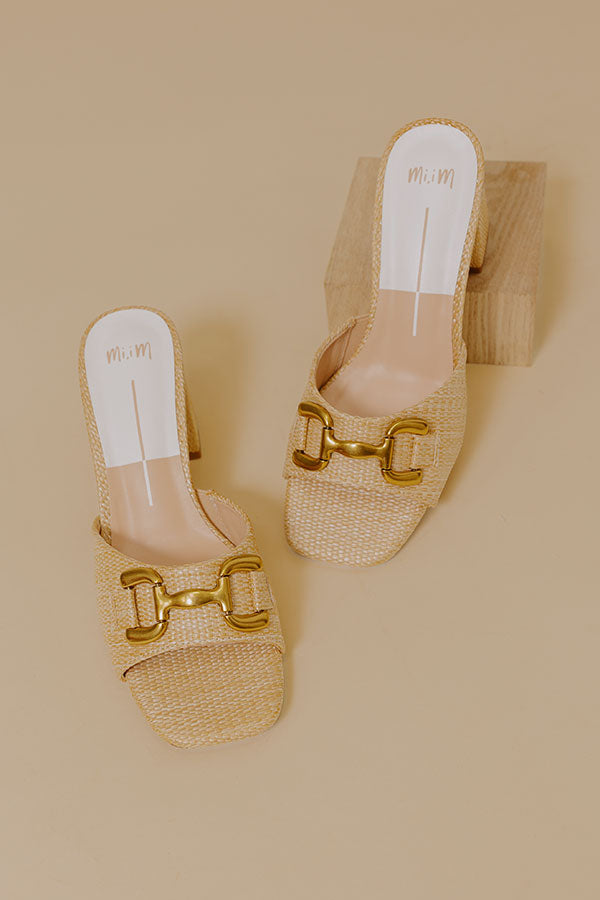 The Margot Raffia Woven Heel Image - 1