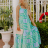 Picnic Chic Smocked Midi Dress Image 1