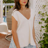 Effortlessly You Knit Top in Cream Image 1