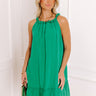 Evenfall Muse Mini Dress in Green Image 1