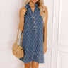 Modern Muse Denim Mini Dress Image 1