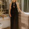 Santorini Breeze High Waist Wide Leg Pants in Black Image 1