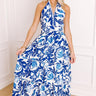 Tropical Villa Floral Tiered Midi Dress Image 1