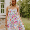 Bubbly Personality Floral Denim Mini Dress Image 1