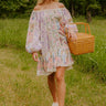 Romance In The Air Floral Off Shoulder Mini Dress Image 1