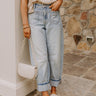 HIDDEN JEAN Sammie High Waist Cropped Barrel Leg Jean Image 1