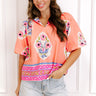 Blooming Personality Floral Shift Top Image 1