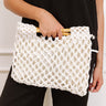 Coastal Cutie Crochet Clutch in Ivory Image 1