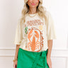 Homards Au Printemps Distressed Oversize Graphic Tee Image 1
