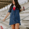 Darling Moment Denim Mini Dress Image - 1