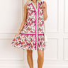 Zinfandel Petals Button Down Mini Dress Image 1