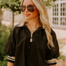 Quay All In Mini Polarized Aviator Sunnies in Black Image 1