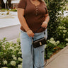 The Winnie High Waist Wide Leg Chambray Pants Curves Image 1