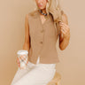 Cappuccino Cutie Knit Vest Top Image 1