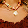 Barry Heart Geo Scarf Necklace Image 1
