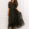 Pinot Noir Sippin Organza Midi Dress Image 1