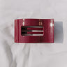 Flat Medium Rectangle Hair Claw Clip in Berry Image 1